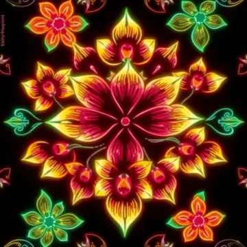 Neon Batik · Flux